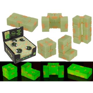 Obrázek z Kostka skládací svítící ve tmě 4cm (32) 